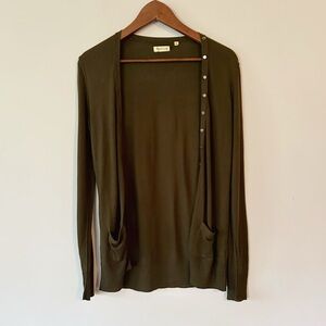 Women’s Martin + Osa Green Cardigan Sweater, Size M, Preloved